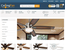 Tablet Screenshot of ceilingfandirection.com